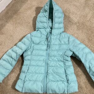 Uniqlo Kids Light Blue Puffer Jacket